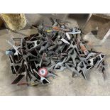Large Assortment of Welding/Fabrication Clamps