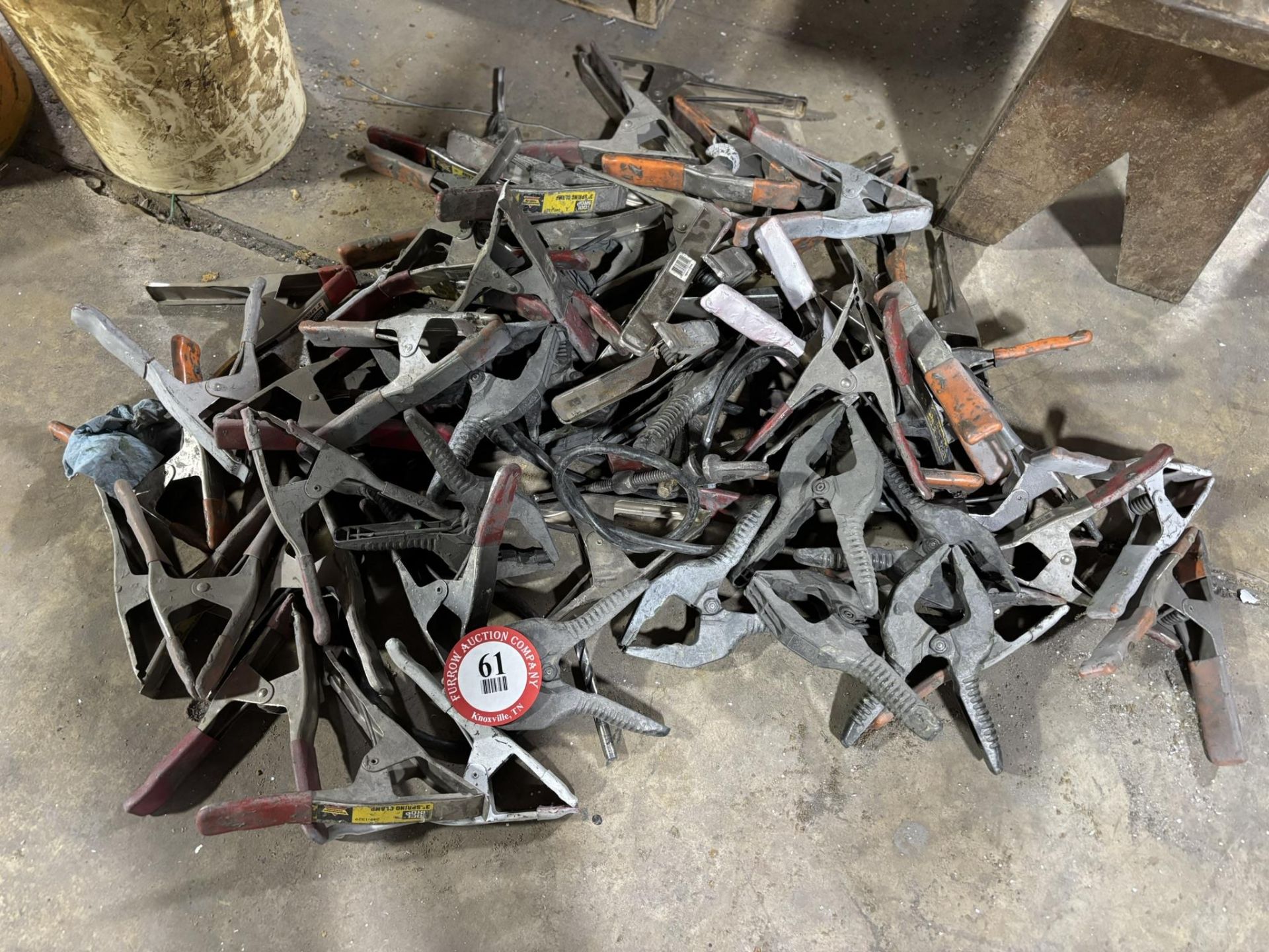 Large Assortment of Welding/Fabrication Clamps