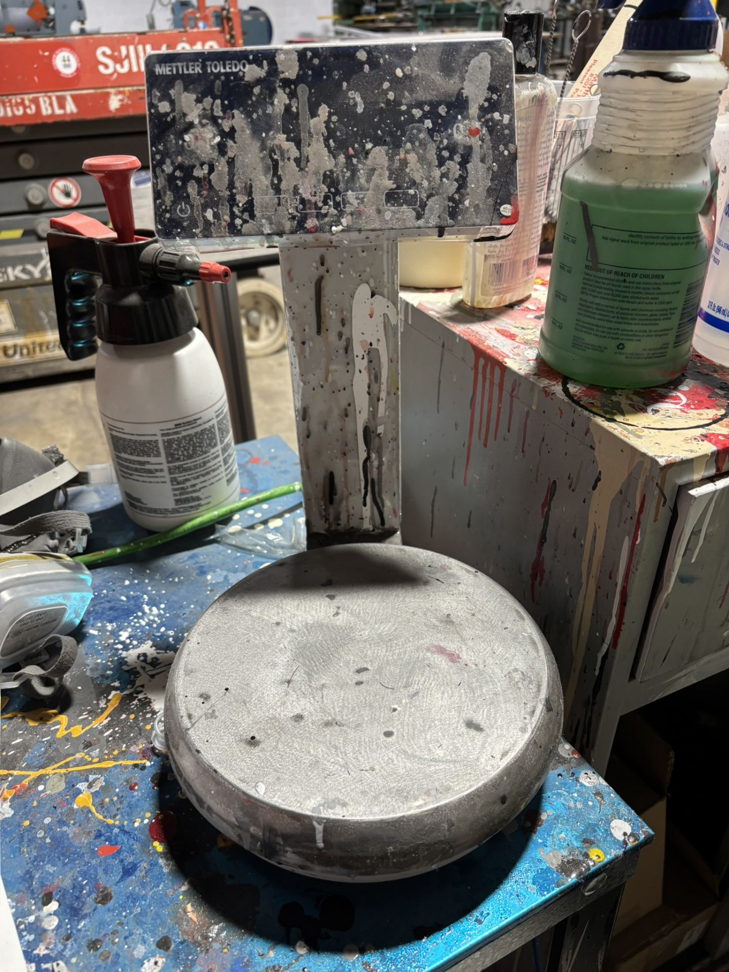 Paint Formula /Mixing Area include Pneumatic Paint Shaker Table, Paint Tech Workstation Cabinet, - Image 4 of 4