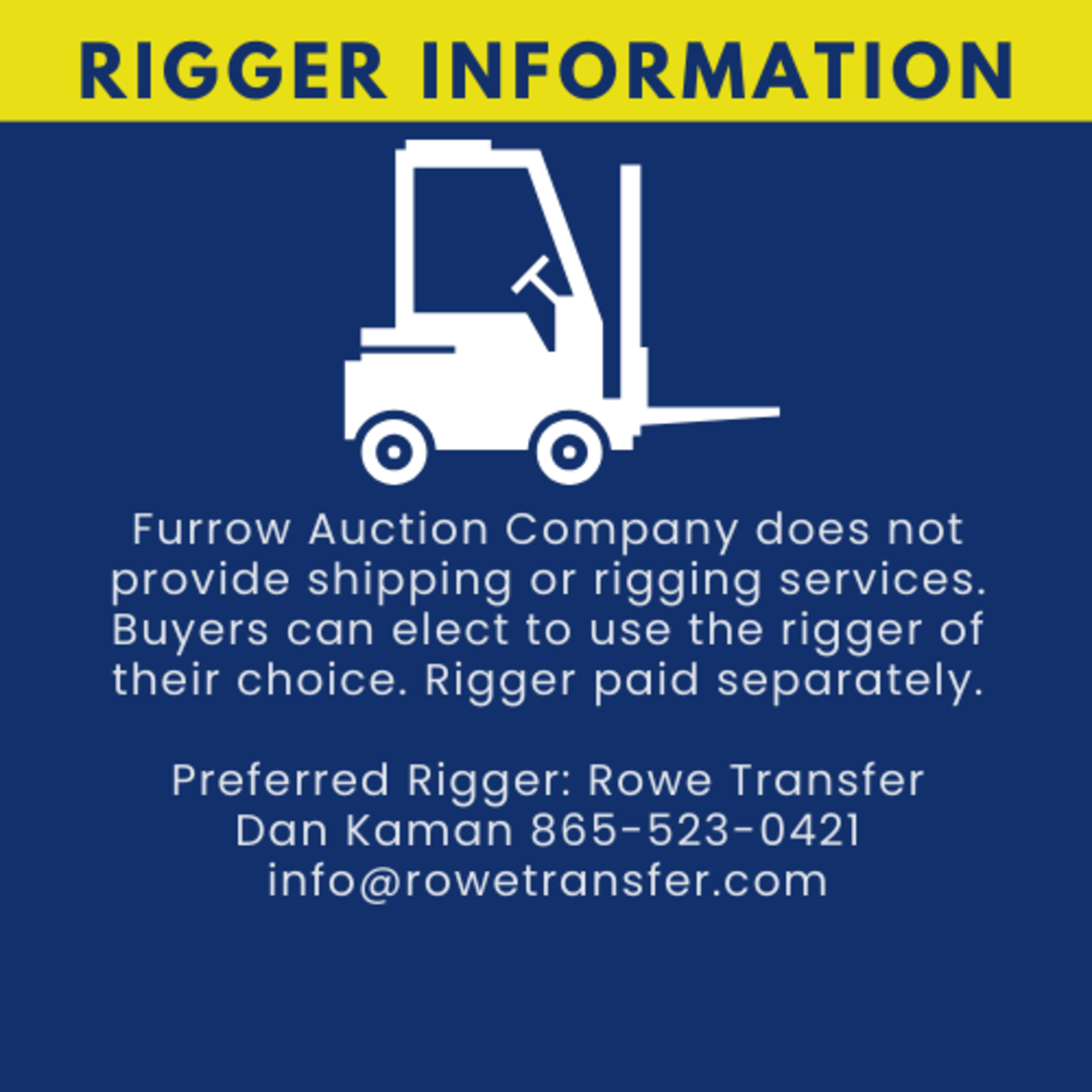RIGGER CONTACT