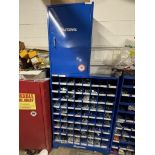 Fastenal Metal Shop Cabinet (30" T x 20" W x 12" D) + Fastenal 72 Compartment Cabinets includes