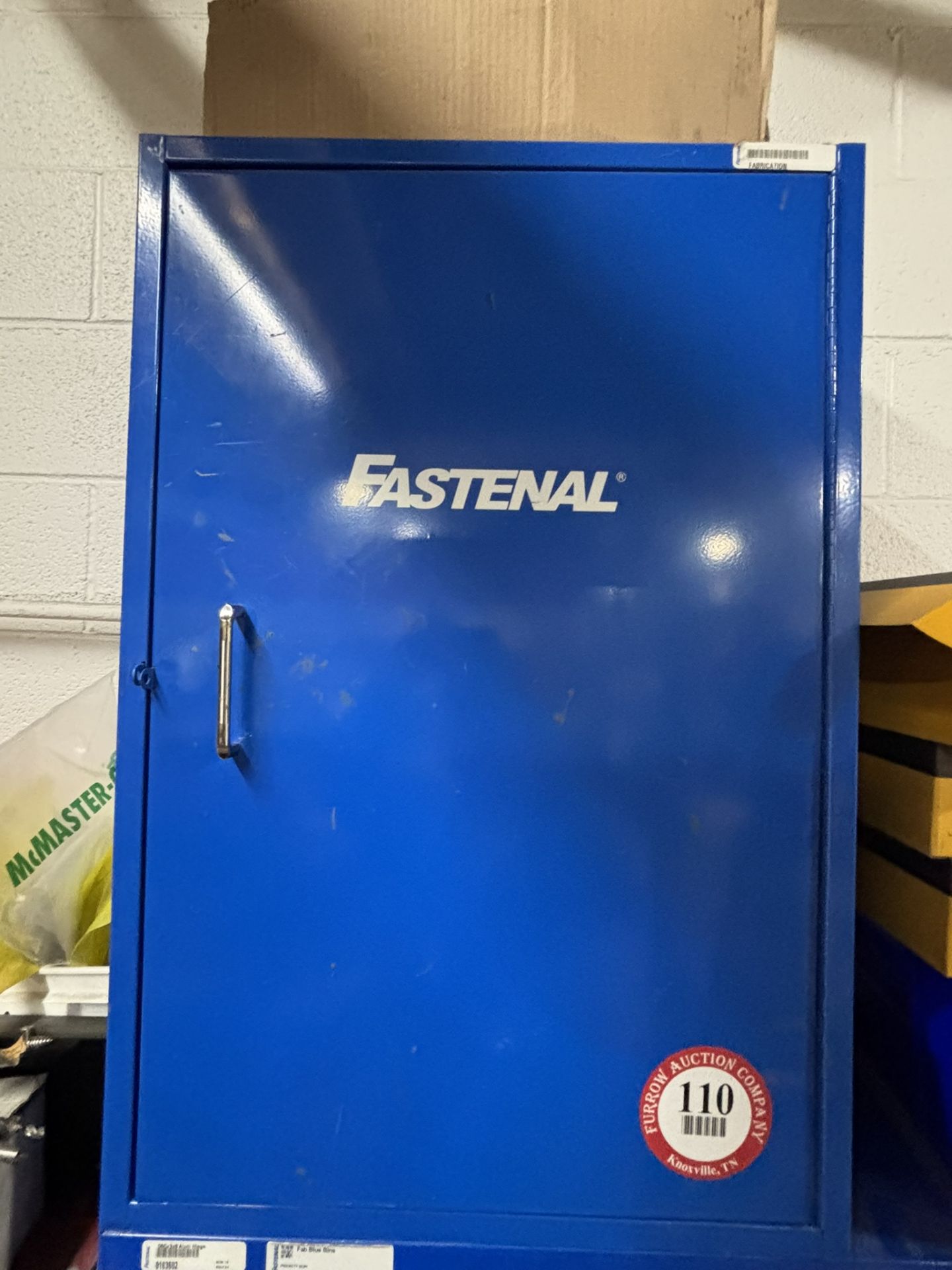 Fastenal Metal Shop Cabinet (30" T x 20" W x 12" D) + Fastenal 72 Compartment Cabinets includes - Image 2 of 2
