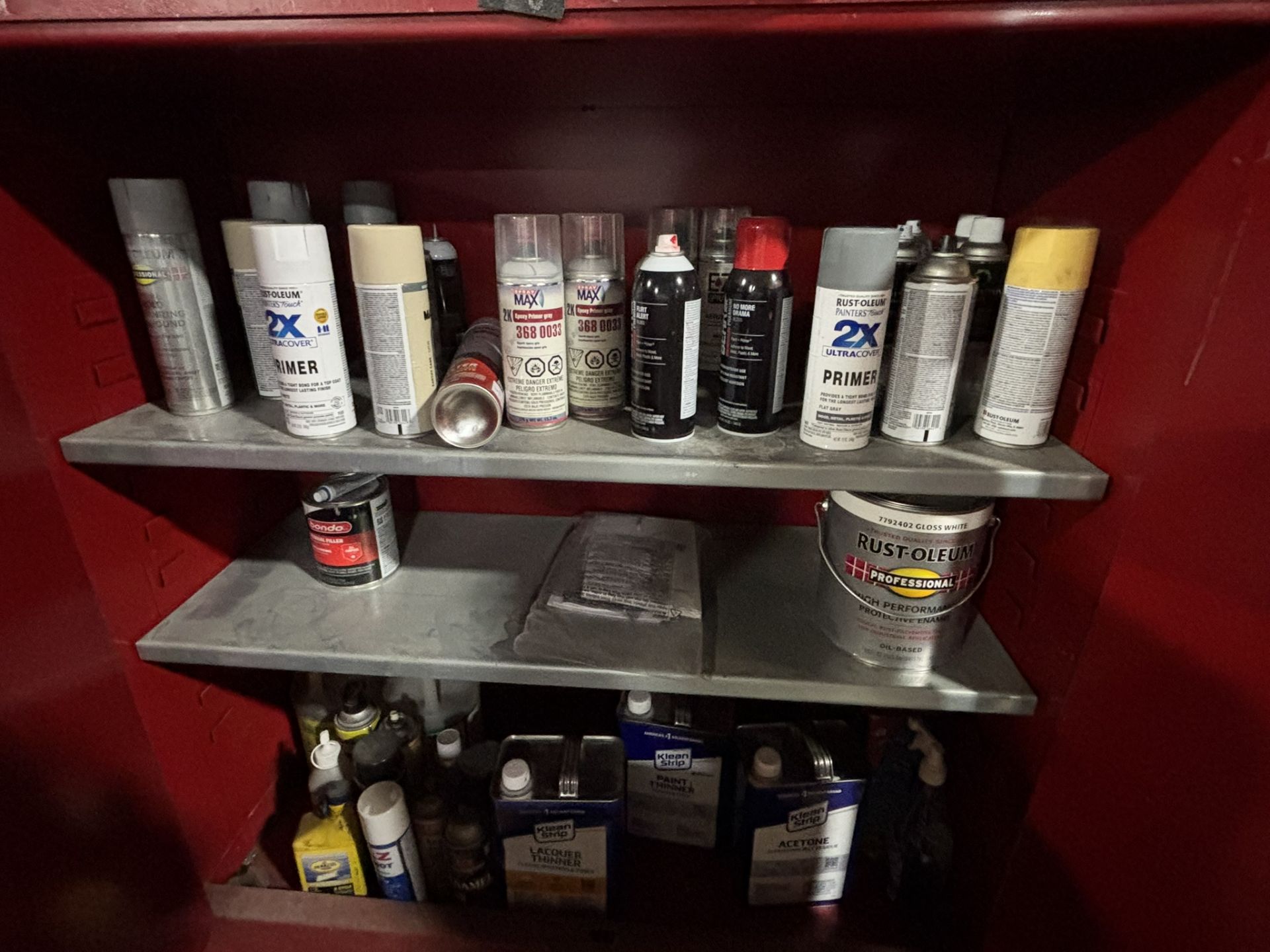 Global Industrial Locking Flammable Liquid Metal Storage Cabinet (43" W x 19" D x 44" H) - Image 2 of 2