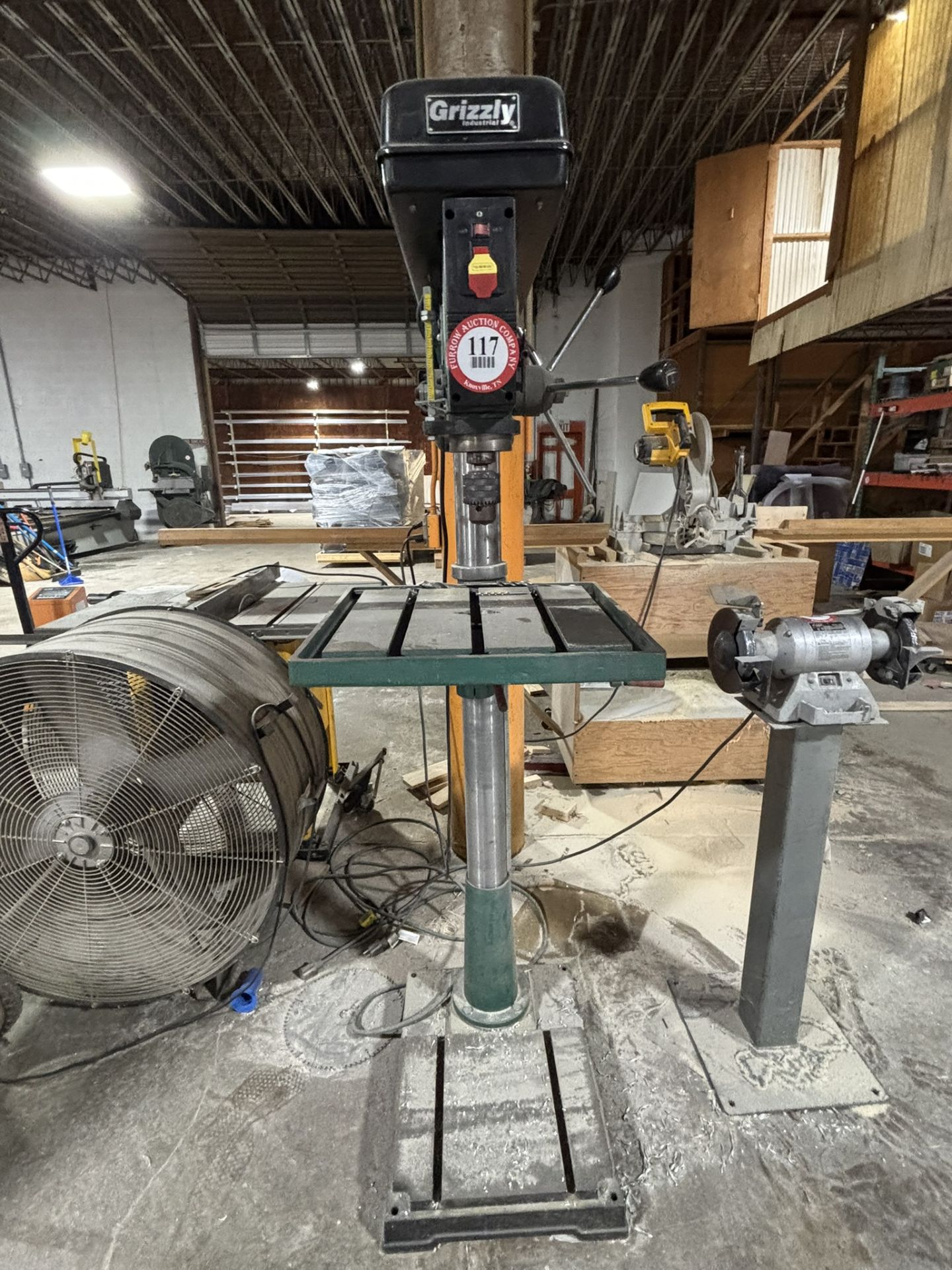Grizzly Industrial Pedestal Mounted Drill Press