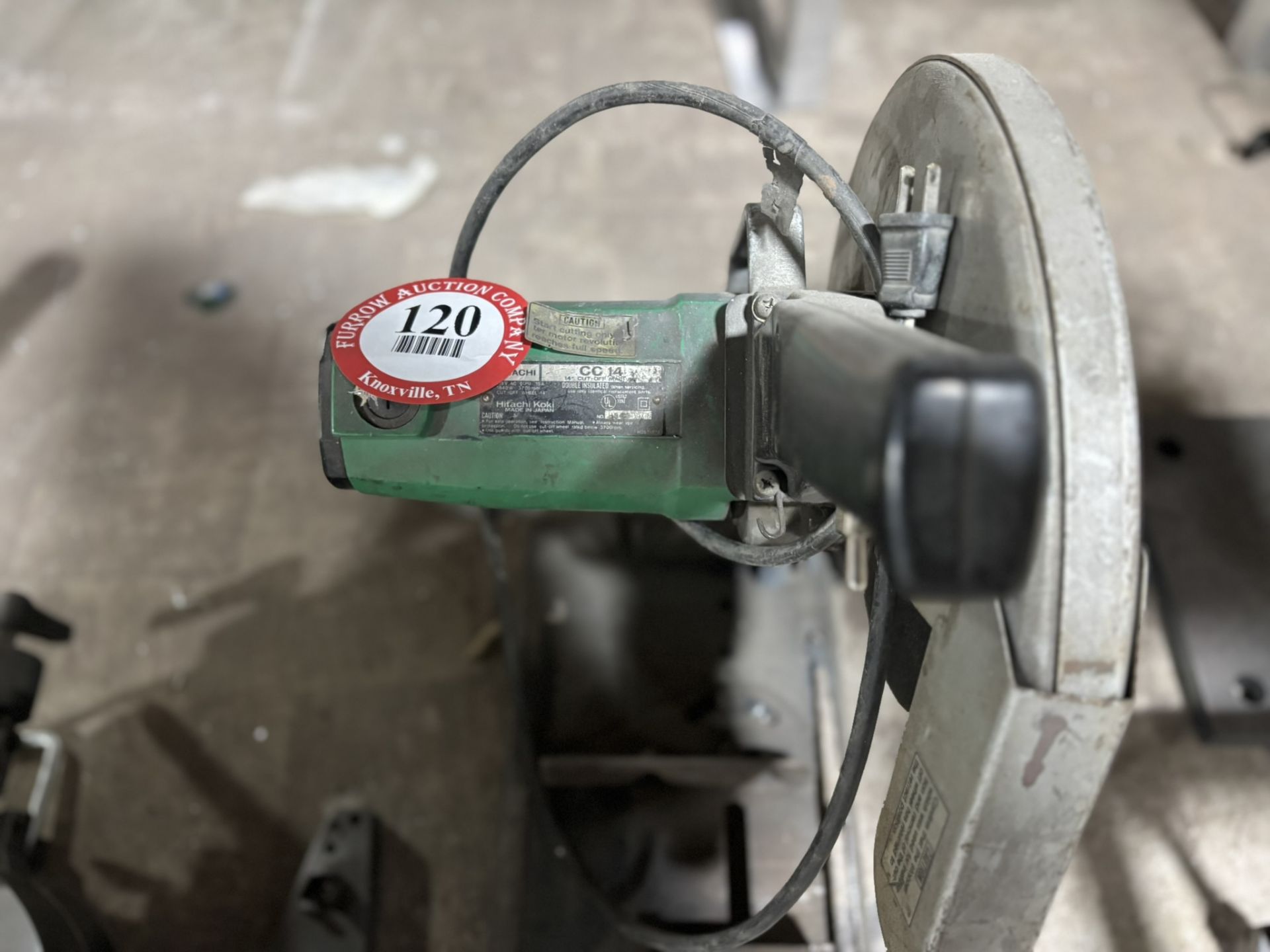 Hitachi Model CC14 14" Cut Off Saw - Image 2 of 4