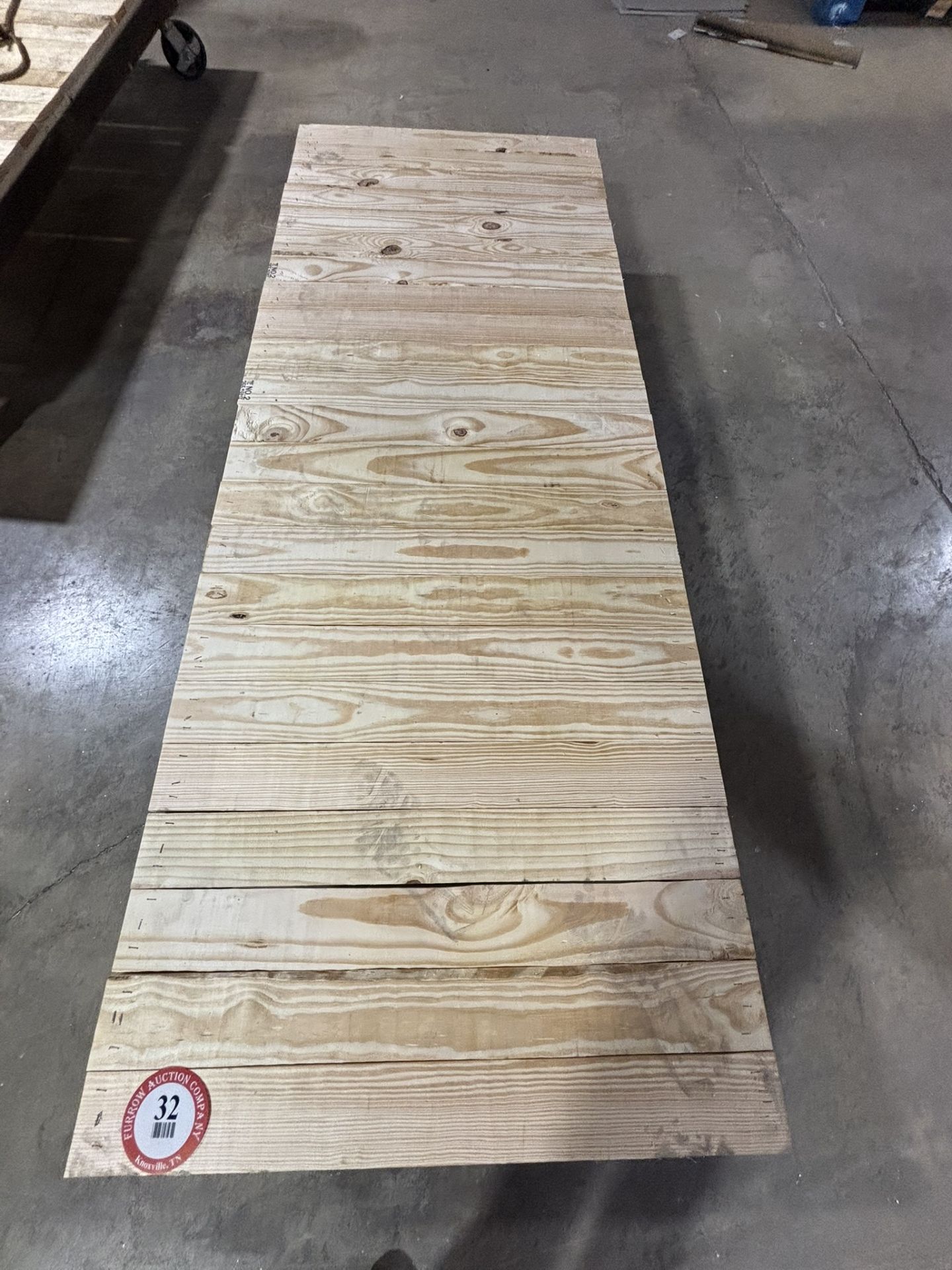 Industrial Custom Built Metal/Wood Dolly (81" L x 30" W x 13" H) - Image 2 of 2