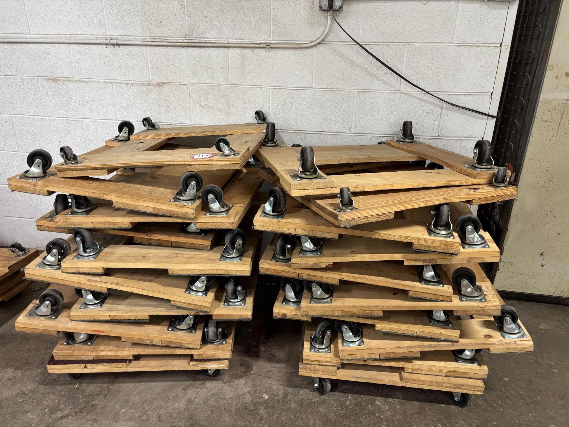 Approximately 20 4-Wheel Dollys (31" x 24.5)