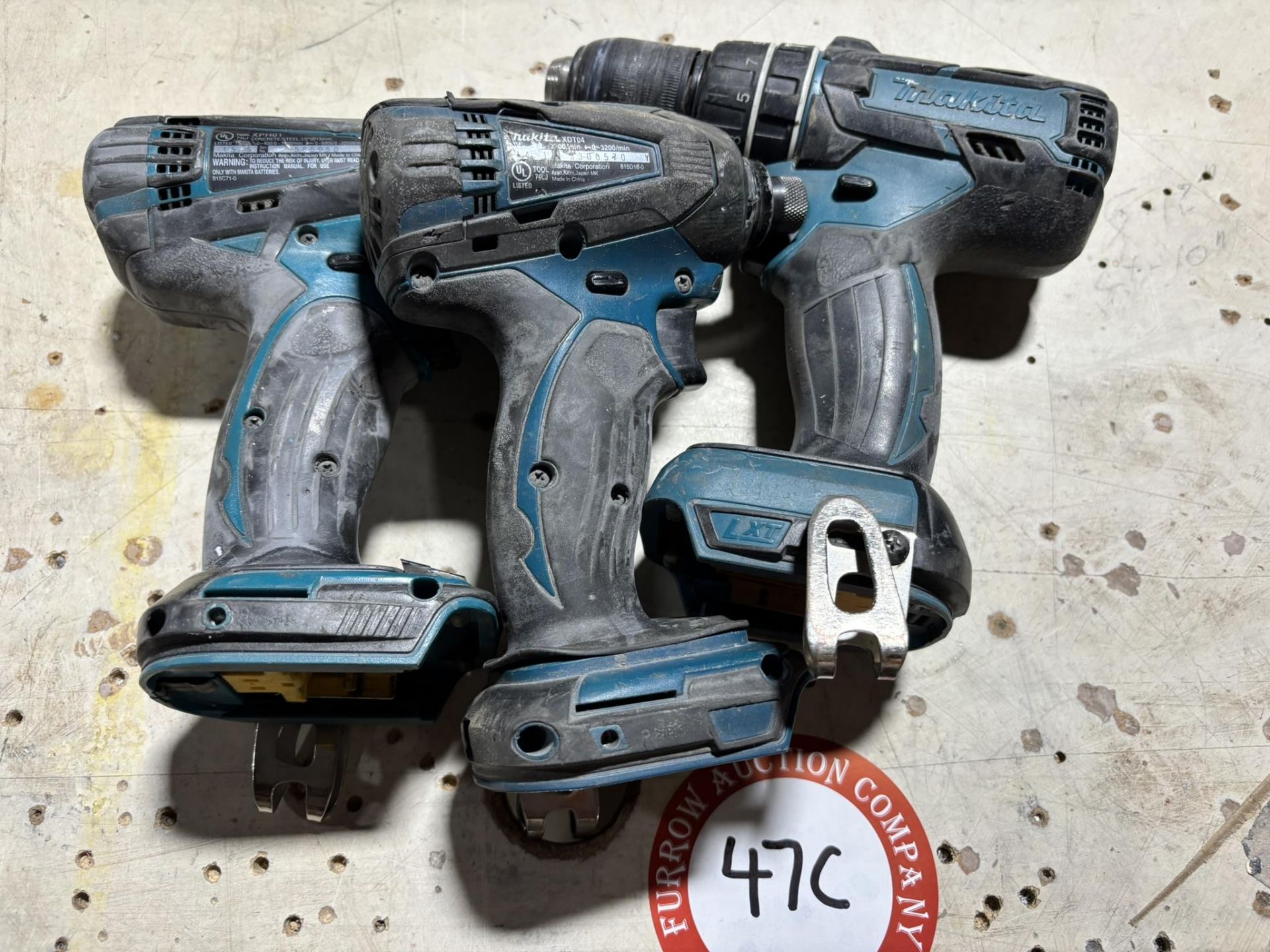 (3) Makita Cordless Drills (No Battery Or Charger)
