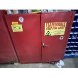 Global Industrial Locking Flammable Liquid Metal Storage Cabinet - 40 Gallon Capacity