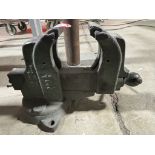 Heavy Duty Bench Vise Mounted on Swivel Base