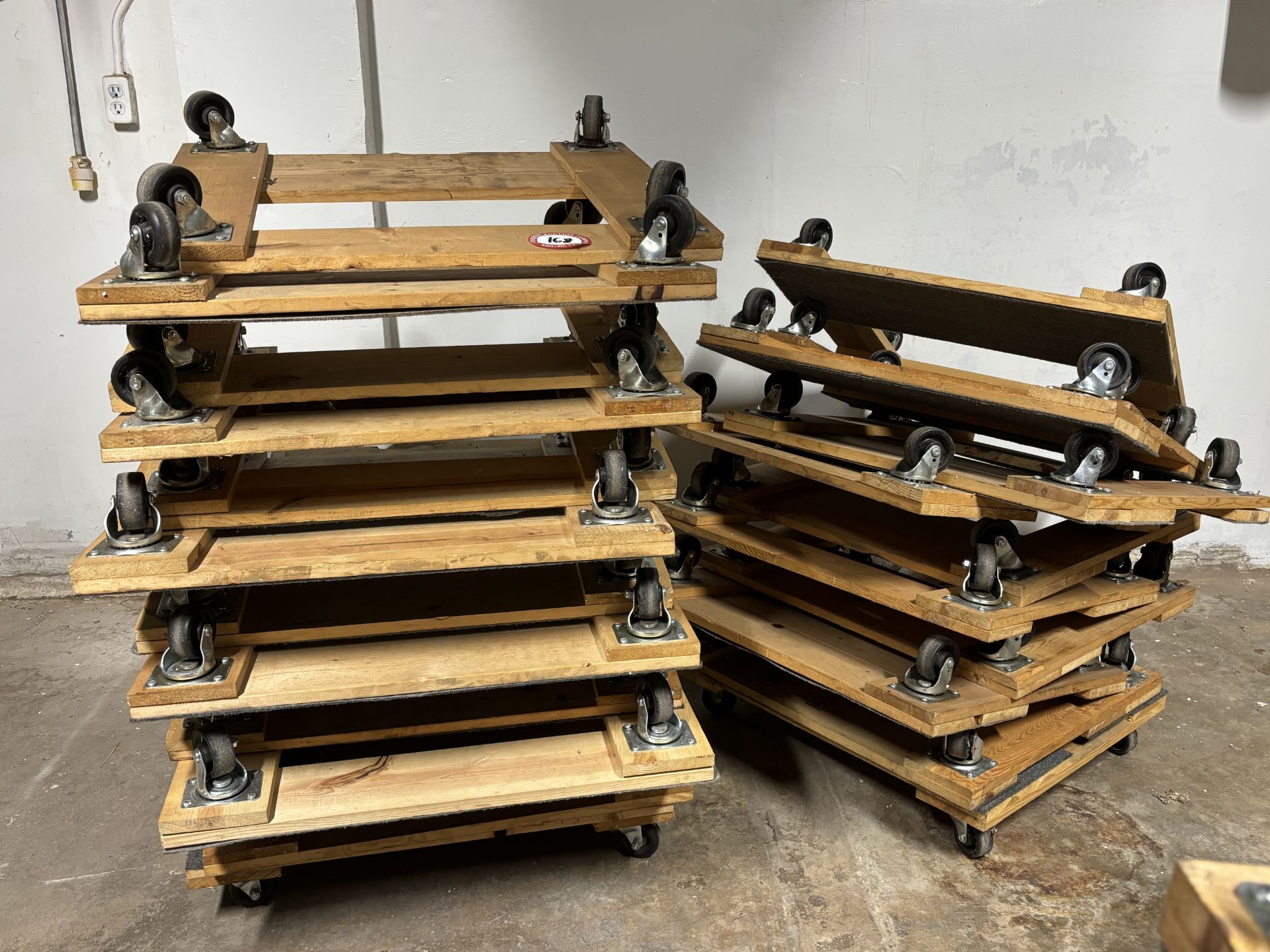 Approximately (20) 4-Wheel Dollys (31" x 24.5)