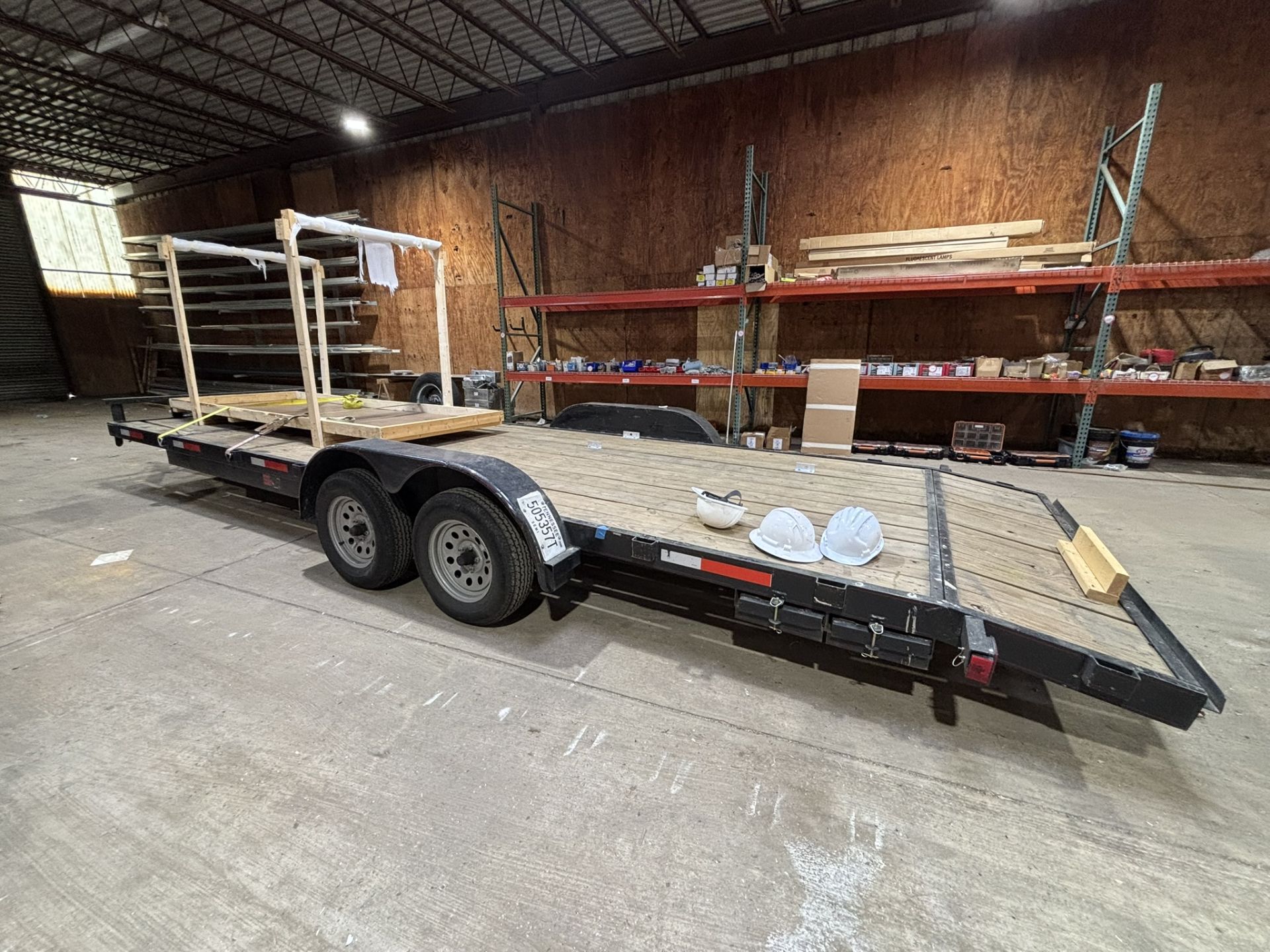 Direct Trailer Source Tandem Axle 24' Flatbed Trailer