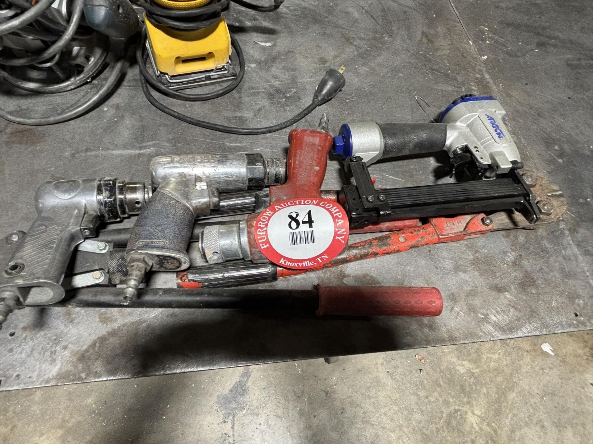 Assortment of Tools - Air Drills, Angle Air Drills, Bolt Cutters, etc.