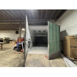 Paint Booth (25' D x 12' W x 12' H) NOTE: Buyer must disassemble