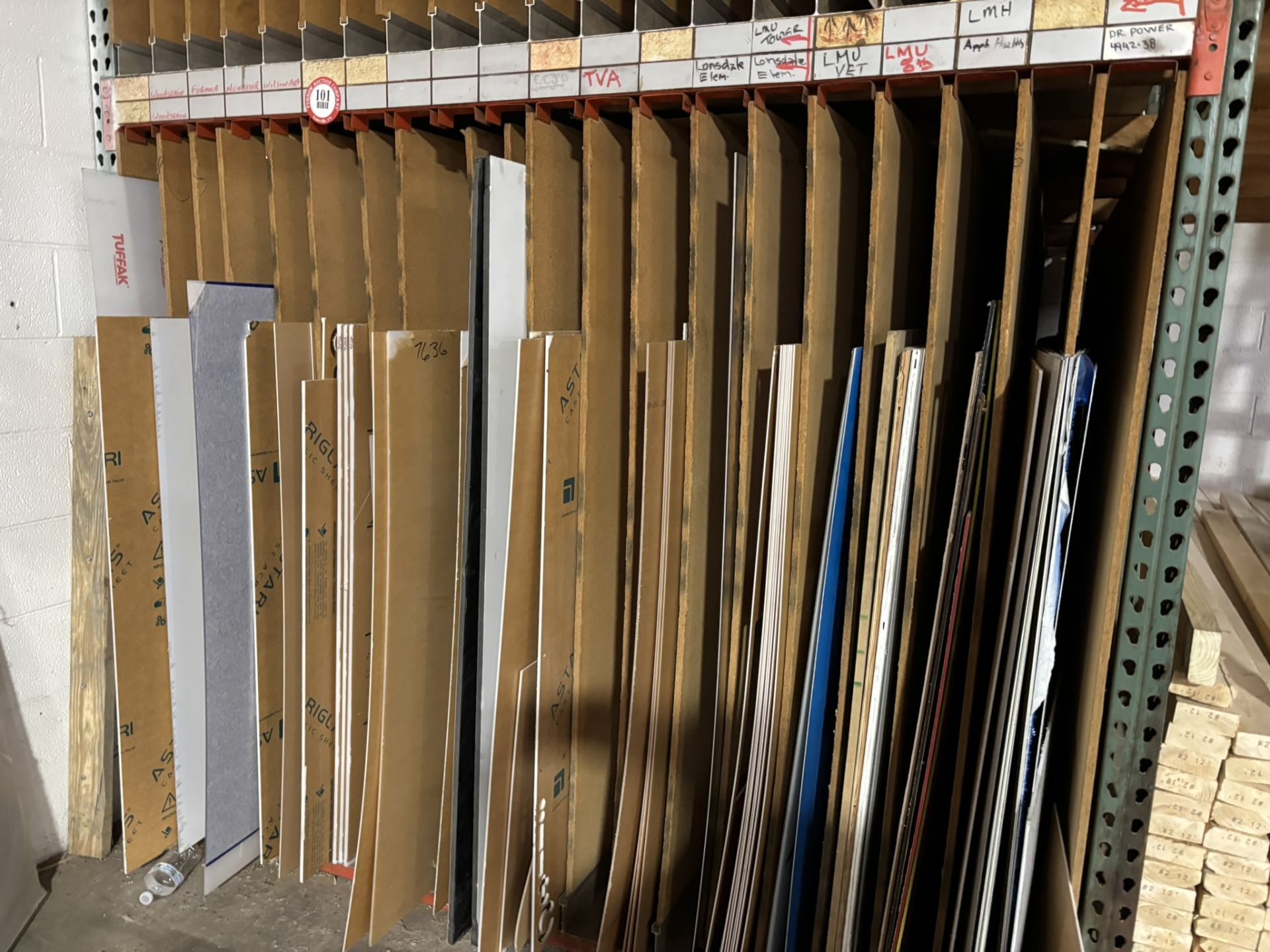 Assorted Sign Making Materials- Aluminum, Wood, Plastic, Various Sizes, Shapes, Thickness