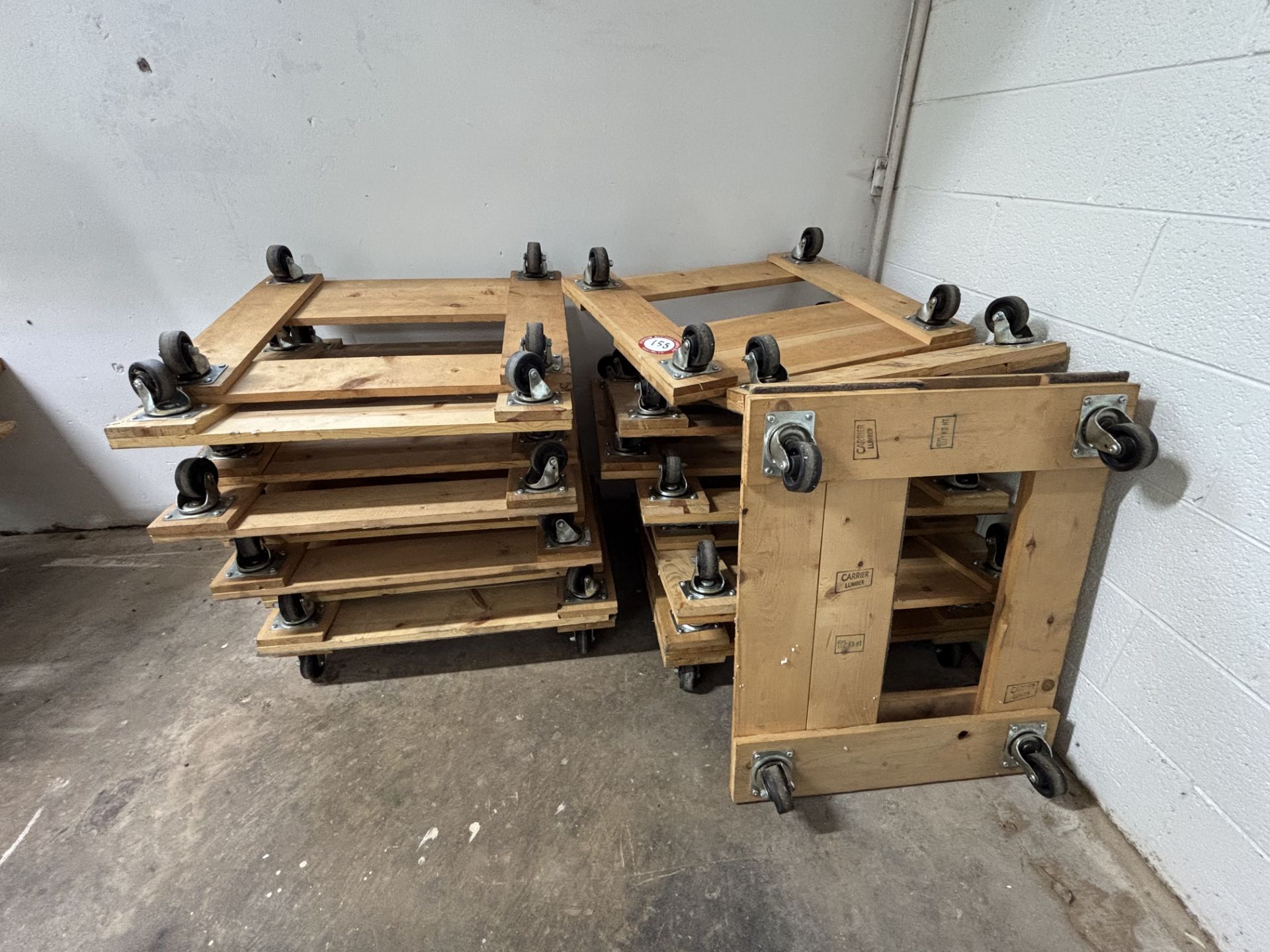 Approximately (20) 4-Wheel Dollys (31" x 24.5)