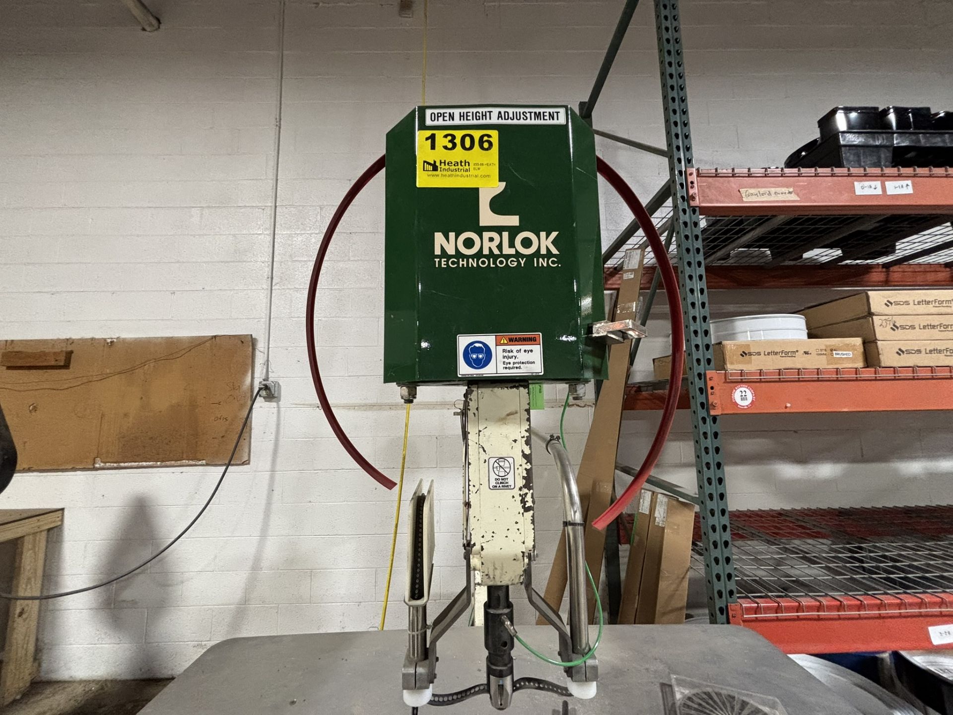 Norlok Technology Clinching Machine Model LL4000, S/N 20220 Floor Mounted - Image 2 of 6