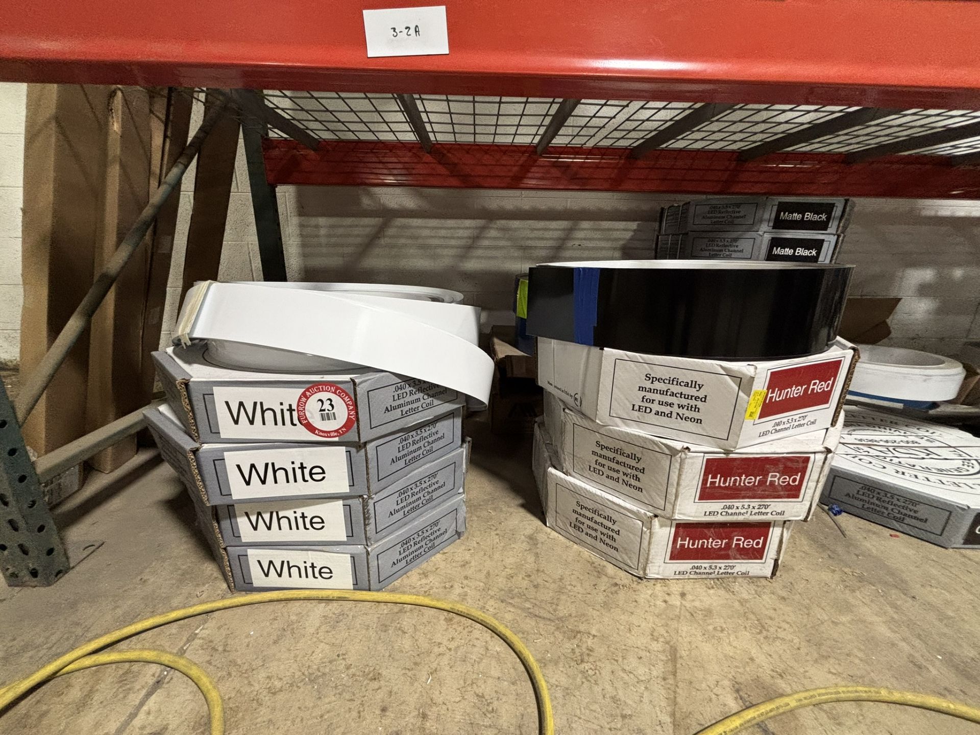 Large Assortment Channel Letter Coil, Various Colors and Widths
