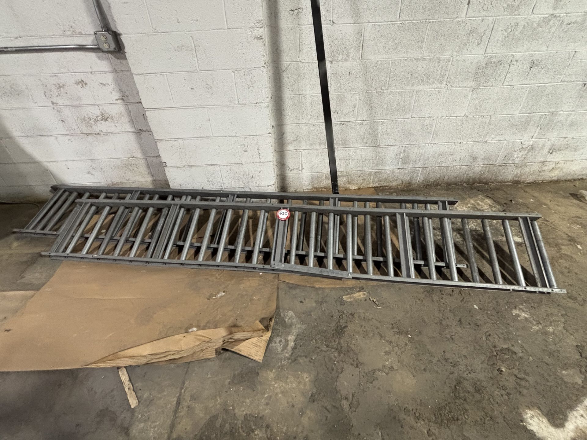 (2) Roller Conveyors 10'