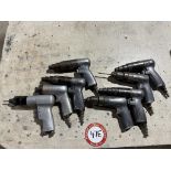 (8) Assorted Pneumatic Tools, Includes Air Drills, etc.