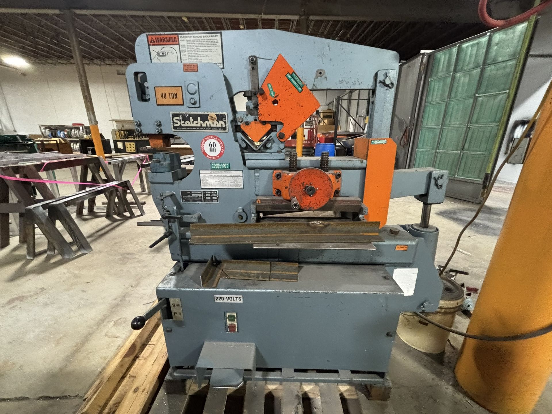 Scotchman 40-Ton Iron Worker Model 4041C S/N 2918M1087