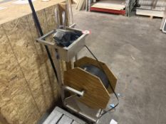 Custom-built Aluminum and Wood Banding Cart Includes Banding and Banding Tools