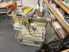Mobile Electronic Work Cart, Includes Soldering Iron, Weller Digital Soldering, Vaper Heat Gun, +