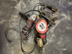 Corded Orbital Jig Saw, Skil Model 7492 Orbital Sander, Chicago Eletric Corded Disk Grinder