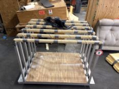 5-Slot Industrial Storage Rack on Casters