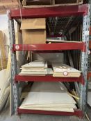 (1) Section Heavy Duty Industrial Racking 4 Shelves, 57inWx45inDx84inH