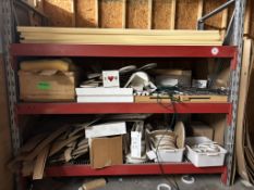 Contents of Shelves - Large Assortment of Acrylic Sheets Various Sizes and Widths