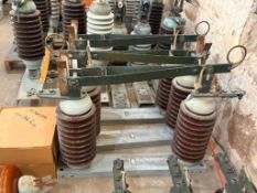 (3) WESTINGHOUSE SOLID BLADE DISCONNECTING SWITCHES, 34.5 KV, 400 AMPS