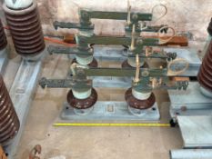 (3) WESTINGHOUSE SOLID BLADE DISCONNECTING SWITCHES, 7.5 KV, 400 AMPS