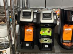 (2) HAMILTON BEACH FLEX BREW K-POD MAKERS, 1 MISSING STAINLESS STEEL PLATE