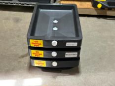 (3) OIL CHANGE PANS, 9 QT.