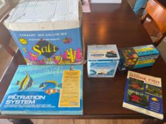 SALT WATER TANK SUPPLIES, "THE TROPICAL MARINE FISH SURVIVAL MANUAL", LIQUID TEST KIT, PENGUIN
