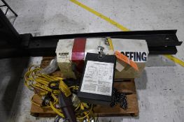 20' x 20' x 10'H OVERHEAD CRANE WITH 2 TON COFFING HOIST - DISASSEMBLED (RAILS OUTSIDE)