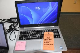 DELL LAPTOP COMPUTER, 15" SCREEN - MARKED "WINDOWS ERROR"
