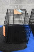 SMALL FOLDABLE DOG CRATE, APPROX. 18" x 24" x 20"H