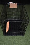 SMALL WIRE CRATE, APPROX. 2' X 17"