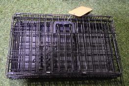 EXTRA SMALL FOLDING DOG CRATE, APPROX. 20" X 12"