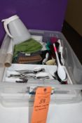 KITCHEN SUPPLIES W/SILVERWARE