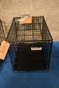 SMALL FOLDABLE DOG CRATE, APPROX. 18" x 24" x 20"H