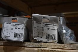 HEAVY DUTY SCREW ANCHORS, 5/8" x 6 1/2"