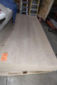 (19) 4' x 10' x 1/2" THICK WOODGRAIN LAMINATE MELAMINE PRESS BOARD SHEETS