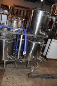 (2019) COLORADO BREWING SYSTEMS SEMI-AUTOMATIC KEG WASHER, MODEL V3, S/N 0730, JOB #5668,