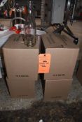 (4) CASES CLEAR BOTTLES, 500 ML