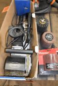EASTWOOD SURFACE CONDITIONING TOOL W/ASSORTED DRUM ATTACHMENTS