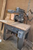 DELTA ROCKWELL RADIAL ARM SAW, 12" BLADE
