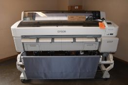 EPSON SURECOLOR T7270 PRINTER, MODEL U8CE001035, WIDE FORMAT, INCLUDES PAPER